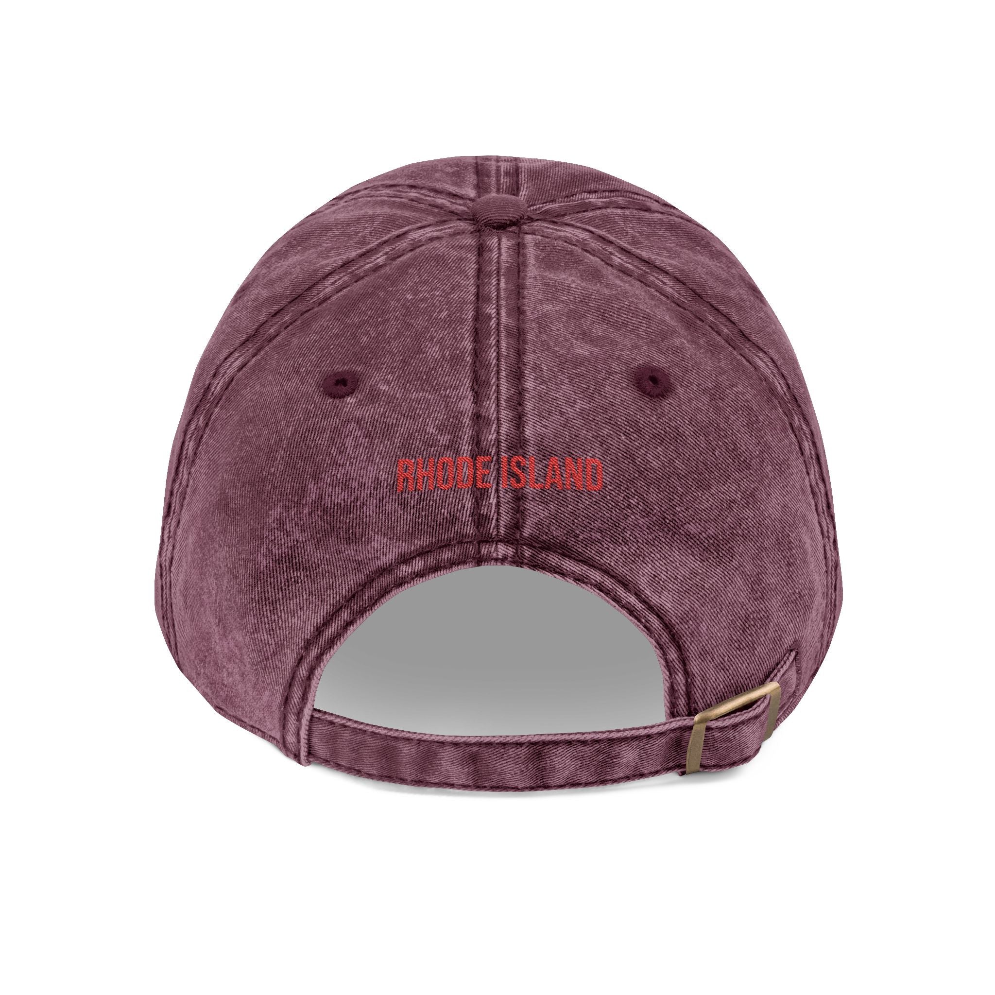Rhode Island Red State Bird | Vintage Distressed Embroidered Baseball Cap