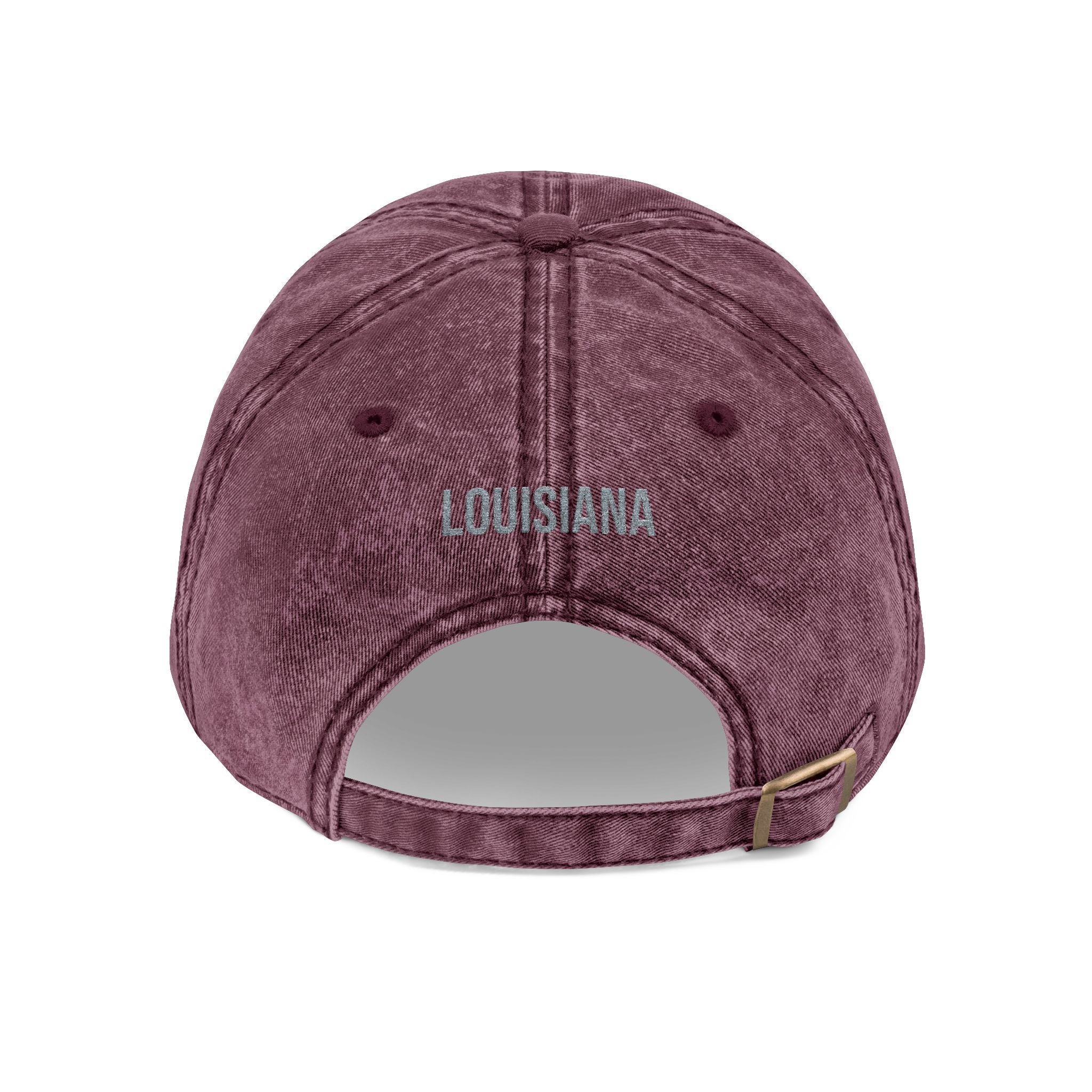 Louisiana Brown Pelican State Bird | Vintage Distressed Embroidered Baseball Cap