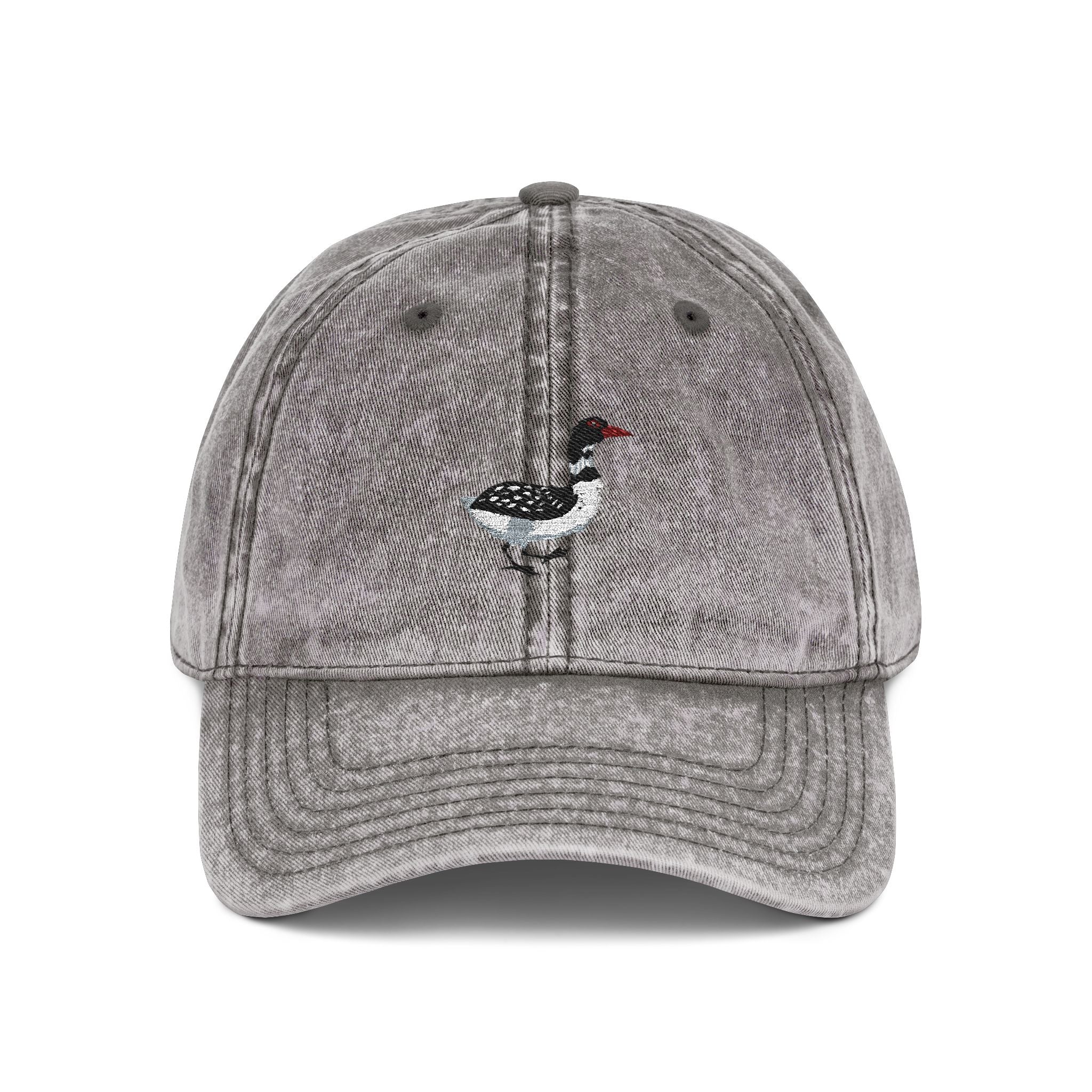 Minnesota Common Loon State Bird | Vintage Distressed Embroidered Baseball Cap