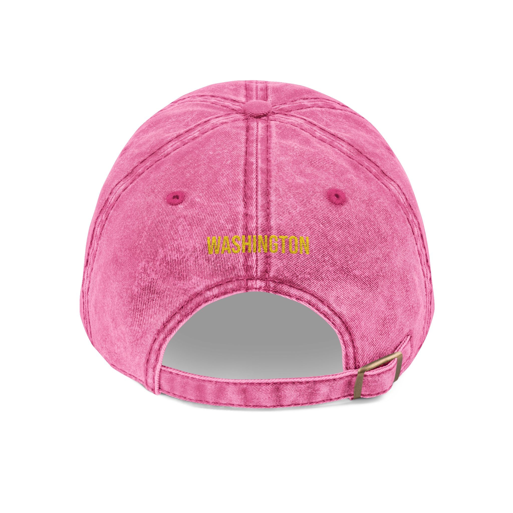 Washington American Goldfinch State Bird | Vintage Distressed Embroidered Baseball Cap