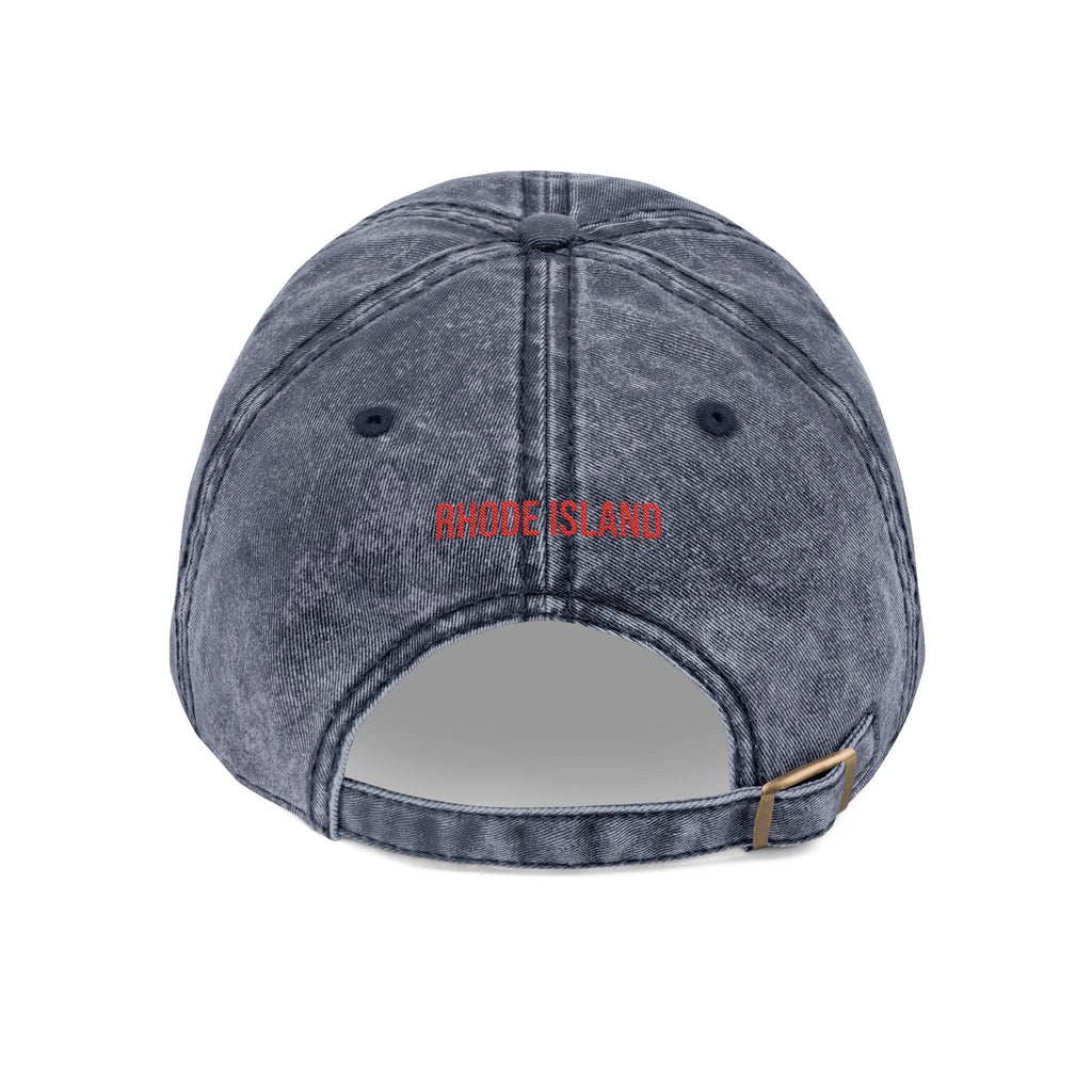 Rhode Island Red State Bird | Vintage Distressed Embroidered Baseball Cap
