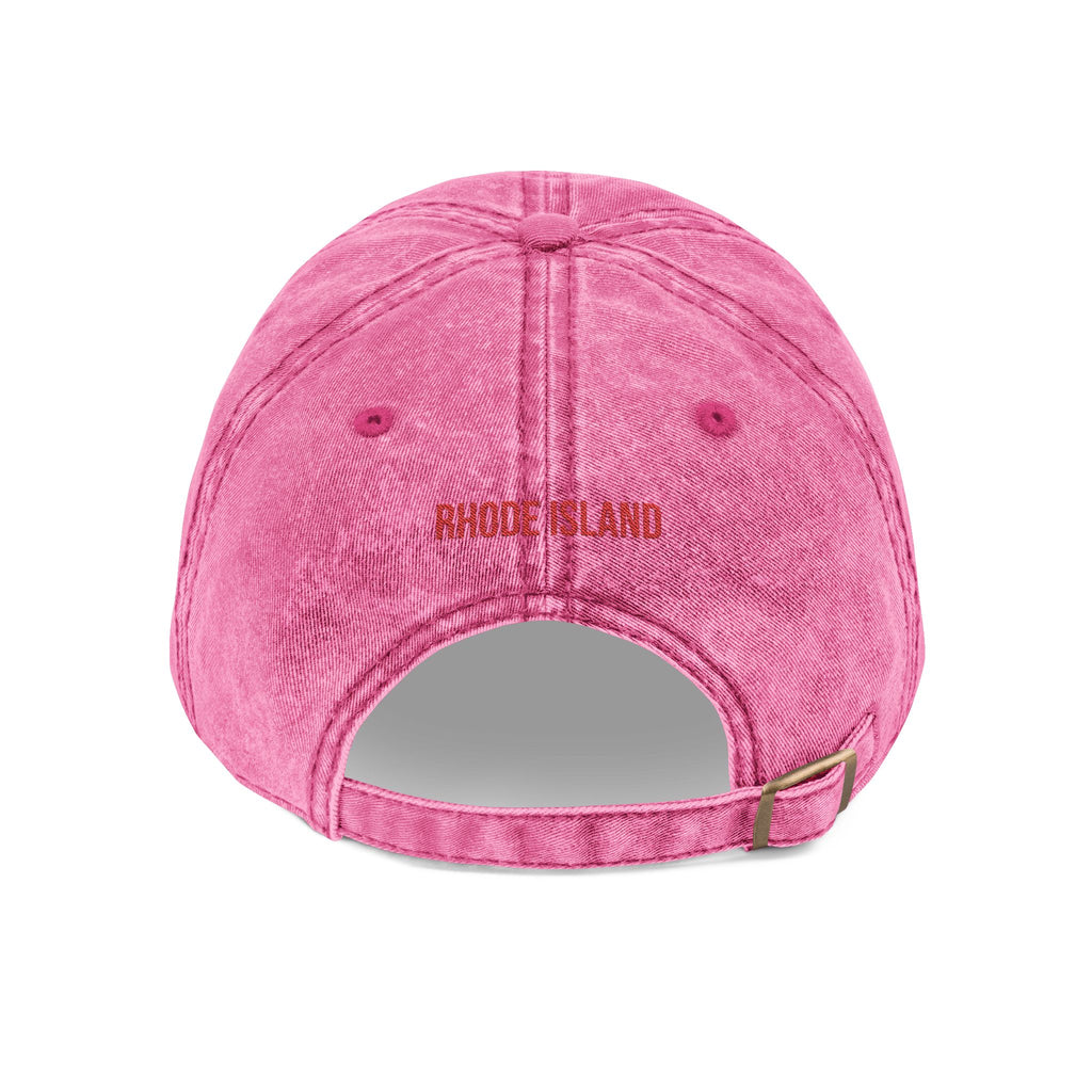 Rhode Island Red State Bird | Vintage Distressed Embroidered Baseball Cap