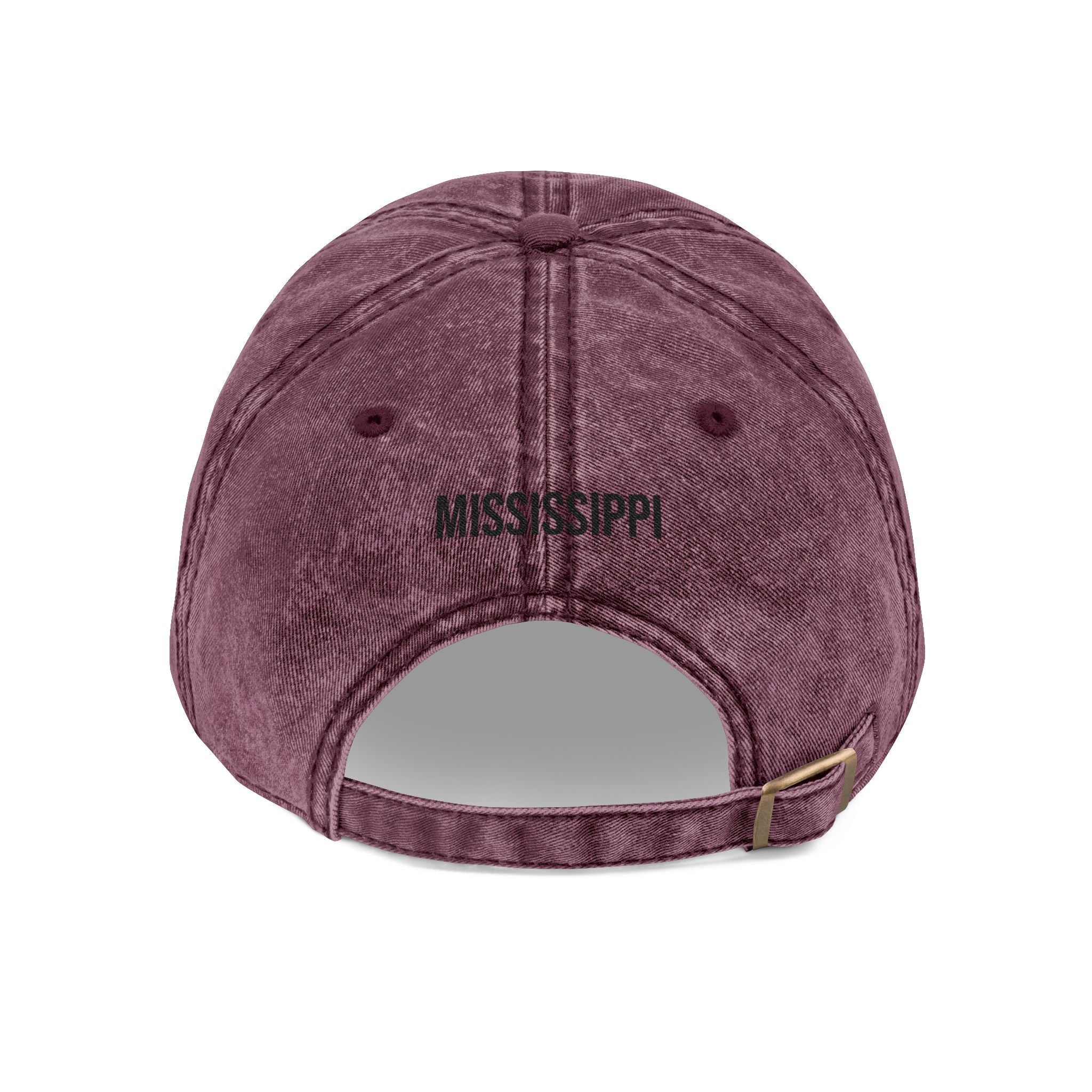Mississippi Northern Mockingbird State Bird | Vintage Distressed Embroidered Baseball Cap