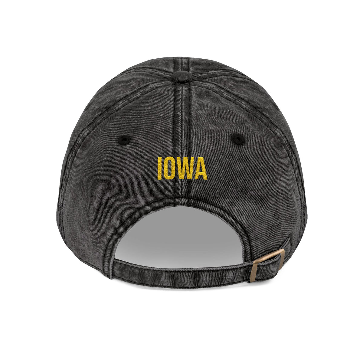 Iowa American Goldfinch State Bird | Vintage Distressed Embroidered Baseball Cap