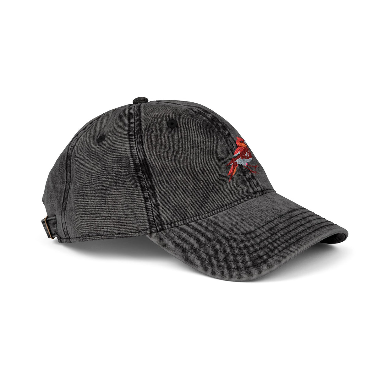New Hampshire Purple Finch State Bird | Vintage Distressed Embroidered Baseball Cap