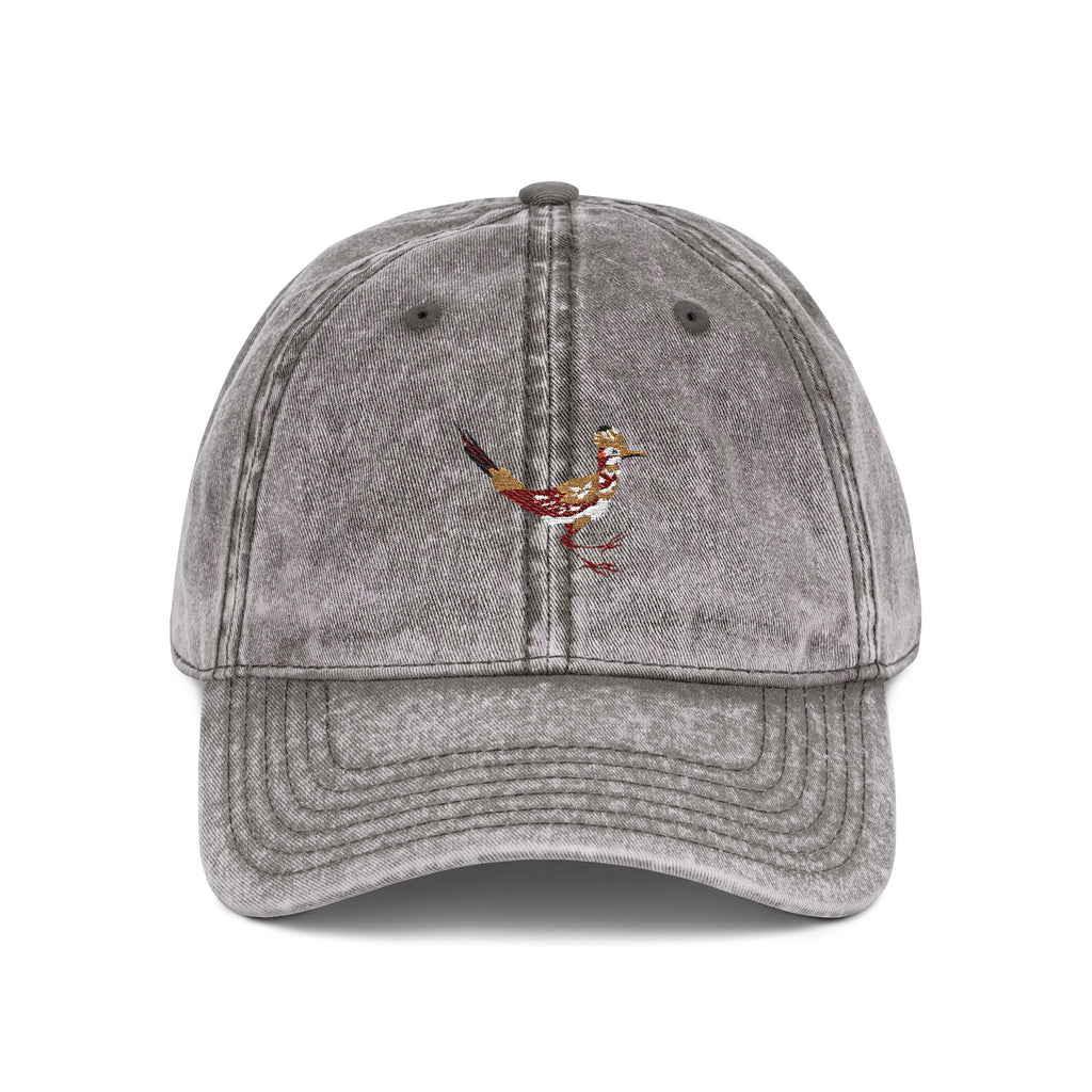 New Mexico Roadrunner State Bird | Vintage Distressed Embroidered Baseball Cap