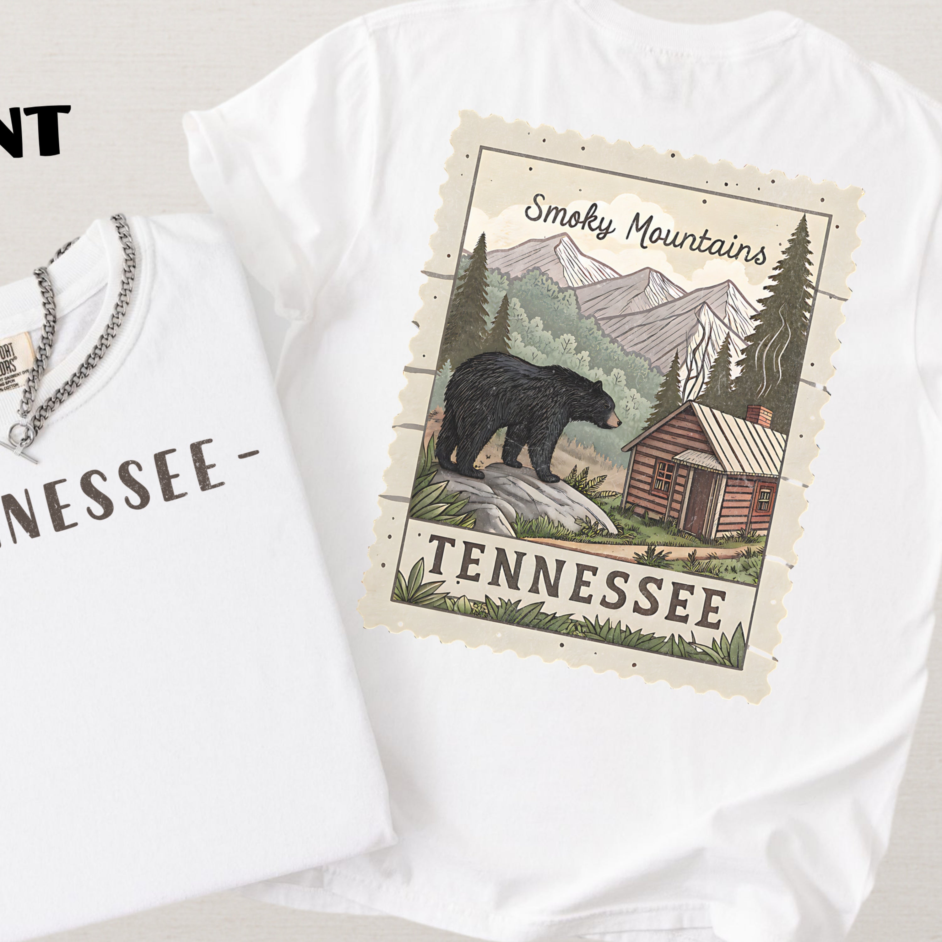 Vintage Tennessee Comfort Colors Retro Travel Stamp Souvenir T-Shirt