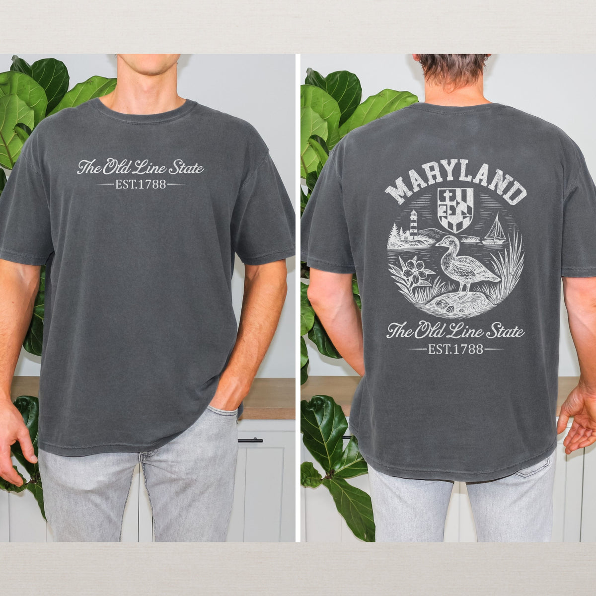 Maryland Retro Old Line State Comfort Colors Souvenir T-Shirt