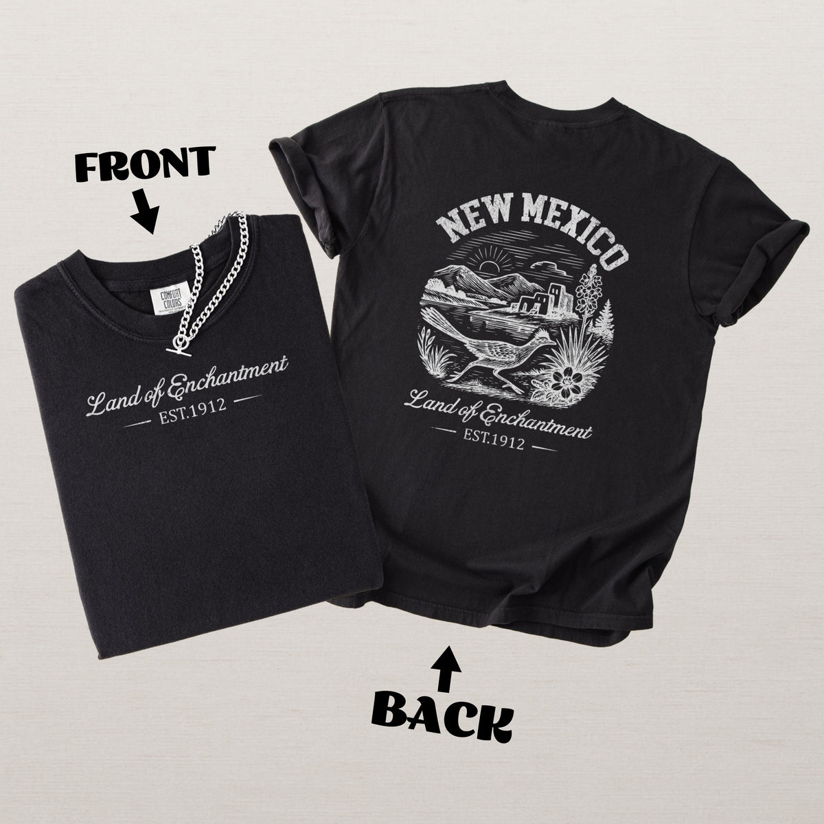 New Mexico Vintage Land of Enchantment Comfort Colors Souvenir T-Shirt