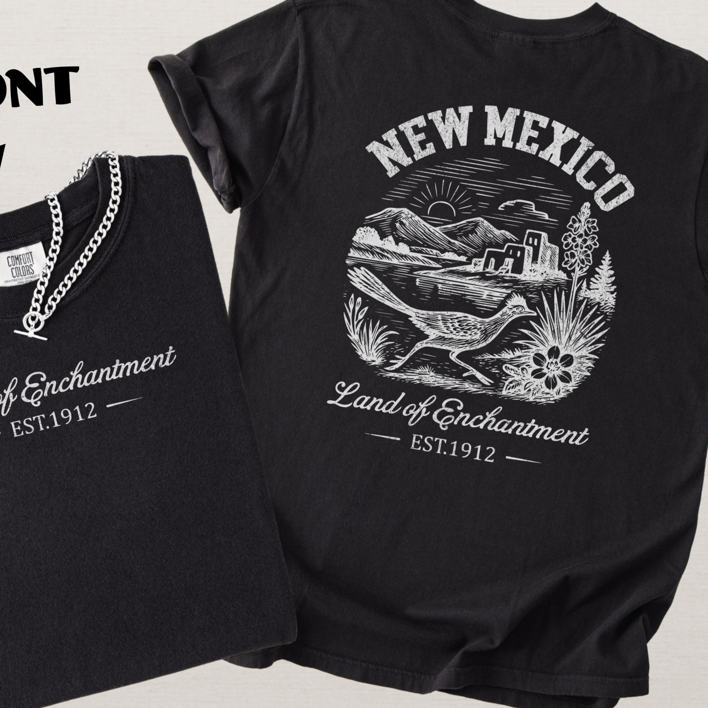 New Mexico Vintage Land of Enchantment Comfort Colors Souvenir T-Shirt
