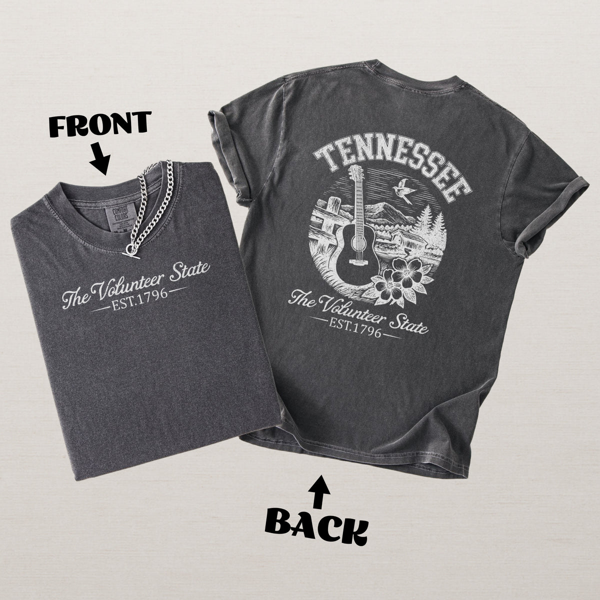 Tennessee Vintage Volunteer State Comfort Colors Souvenir T-Shirt
