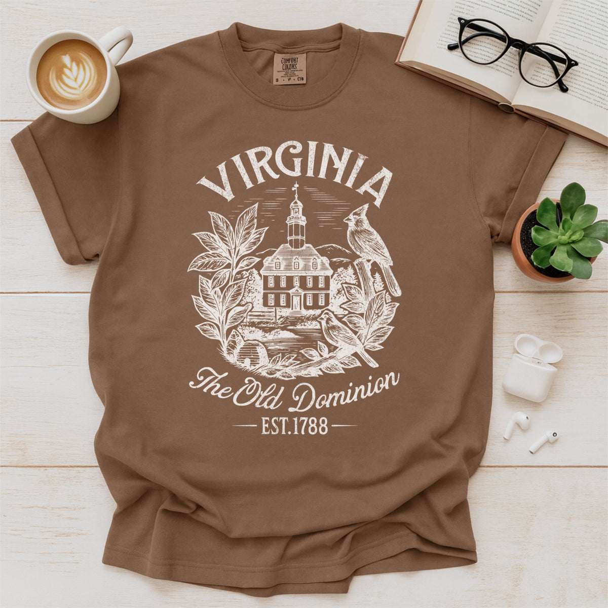 Virginia Vintage Old Dominion State Comfort Colors Souvenir T-Shirt
