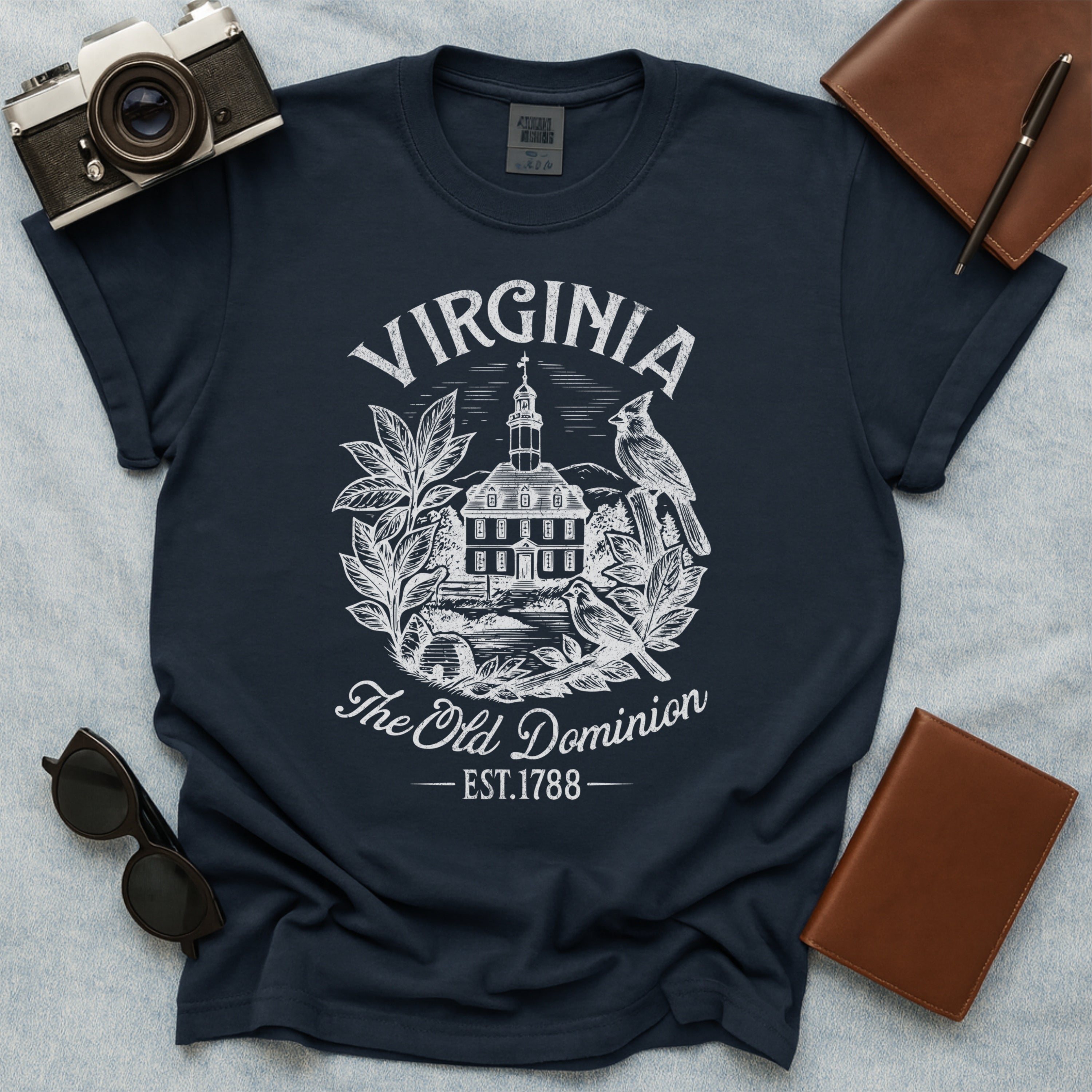 Virginia Vintage Old Dominion State Comfort Colors Souvenir T-Shirt