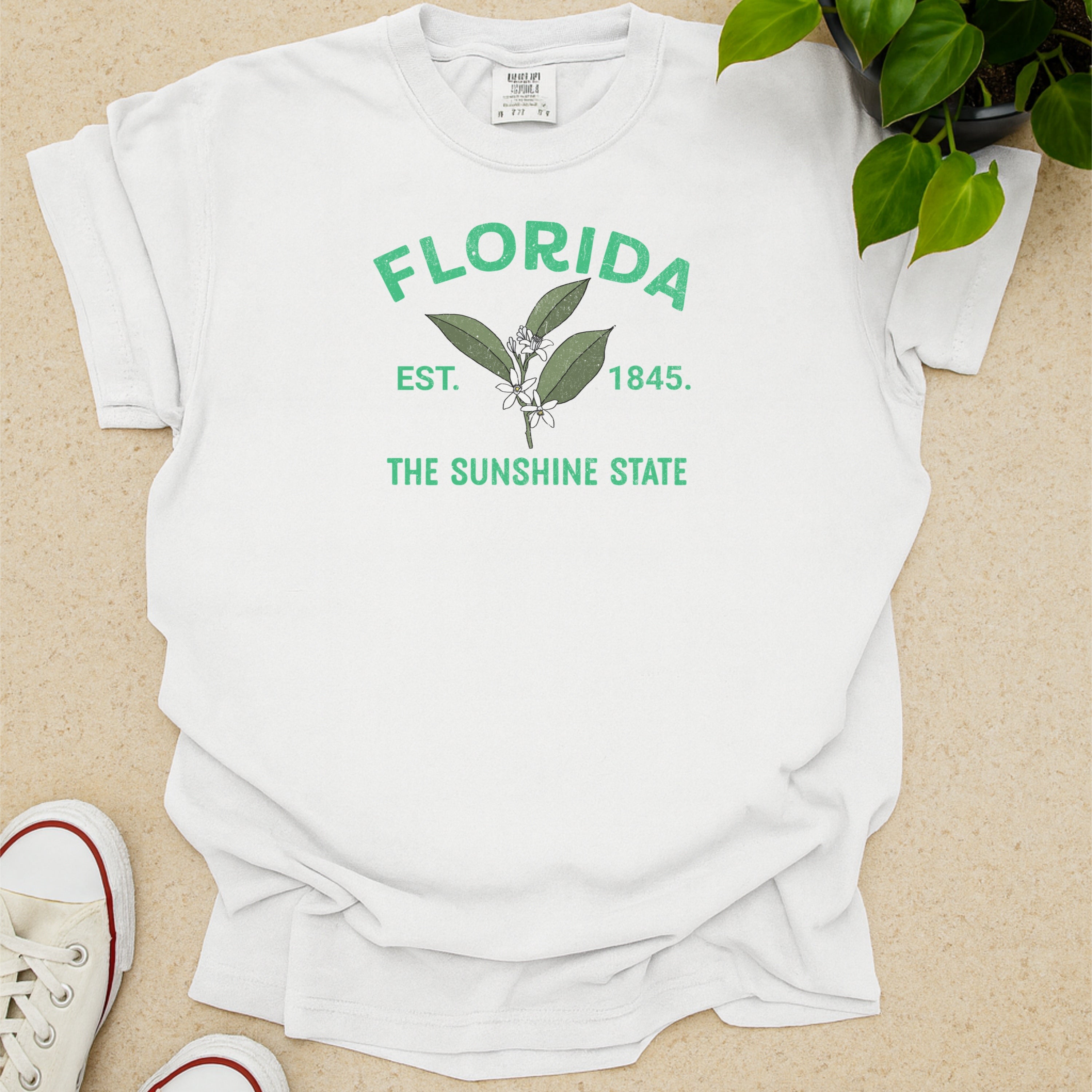 Florida State Flower Orange Blossom Comfort Colors Souvenir T-Shirt