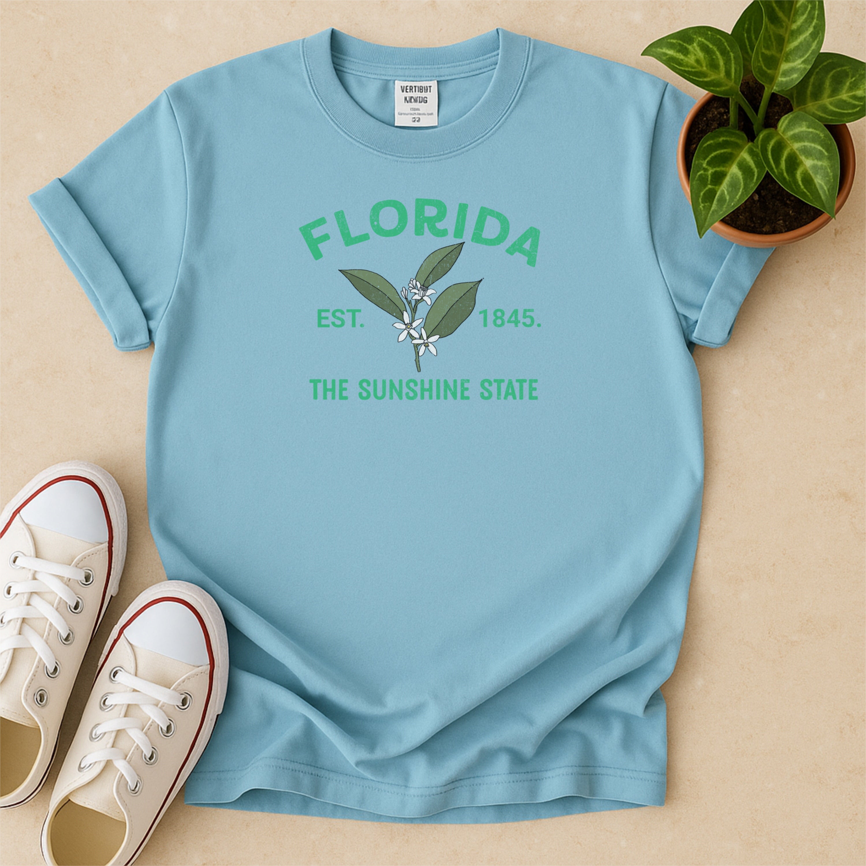 Florida State Flower Orange Blossom Comfort Colors Souvenir T-Shirt