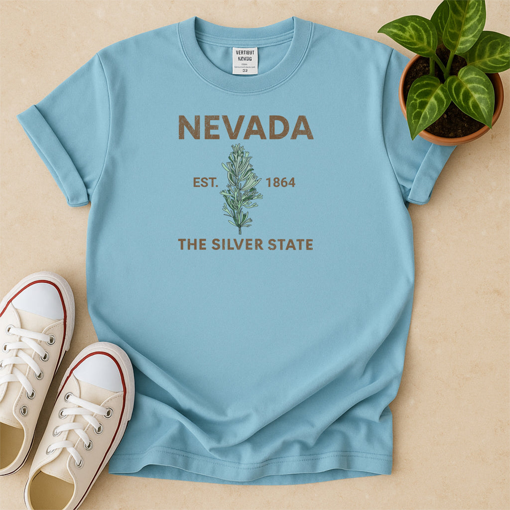 Nevada State Flower Sagebrush Comfort Colors Souvenir T-Shirt