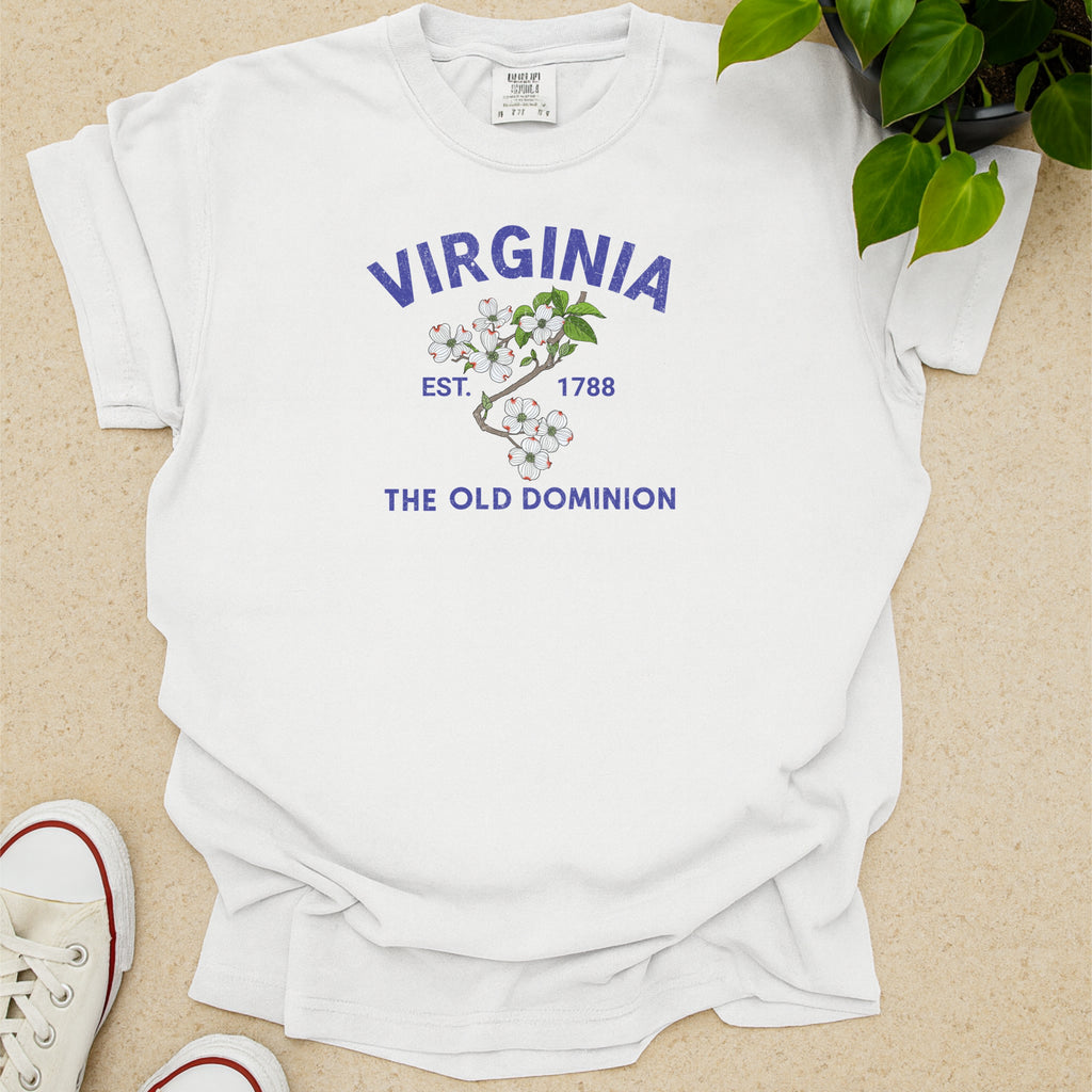 Virginia State Flower Dogwood Blossom Comfort Colors Souvenir T-Shirt