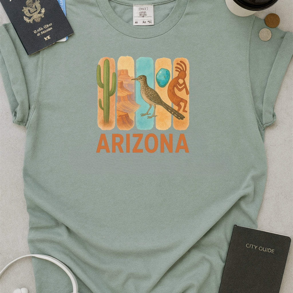 Arizona Brushstroke Watercolor Comfort Colors Souvenir T-Shirt