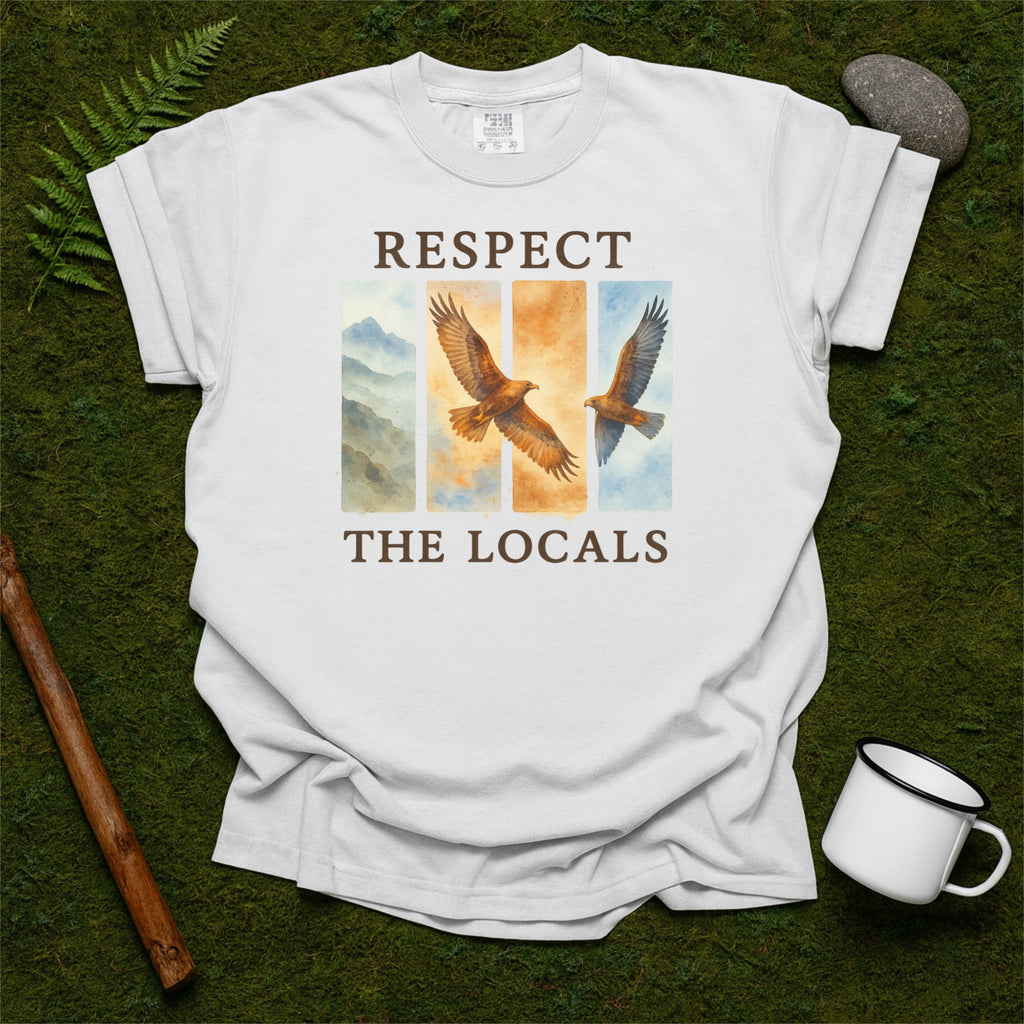 Respect The Locals Golden Eagle Scotland Comfort Colors Shirt