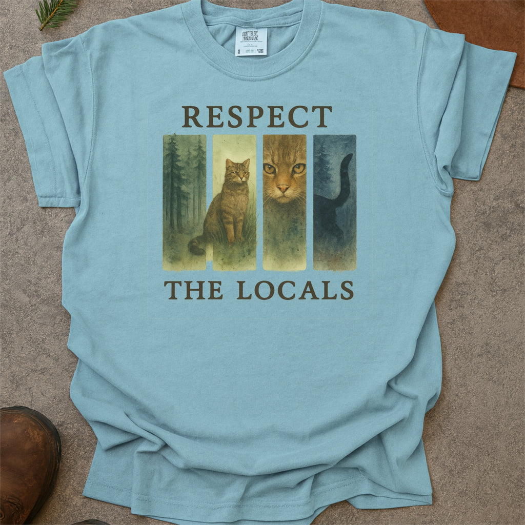 Respect The Locals Shirt Scottish Wildcat Comfort Colors Shirt