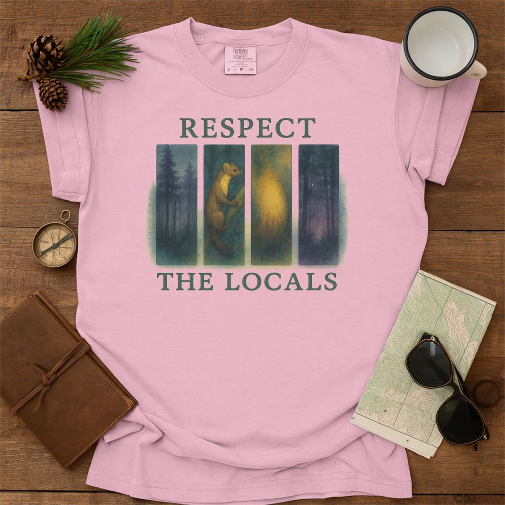 Respect The Locals Pine Marten Scotland Comfort Colors Shirt
