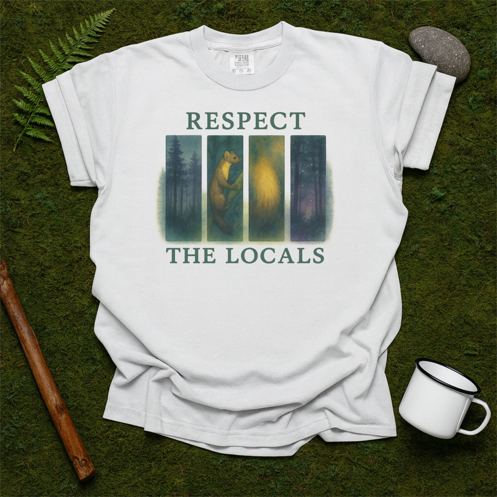 Respect The Locals Pine Marten Scotland Comfort Colors Shirt