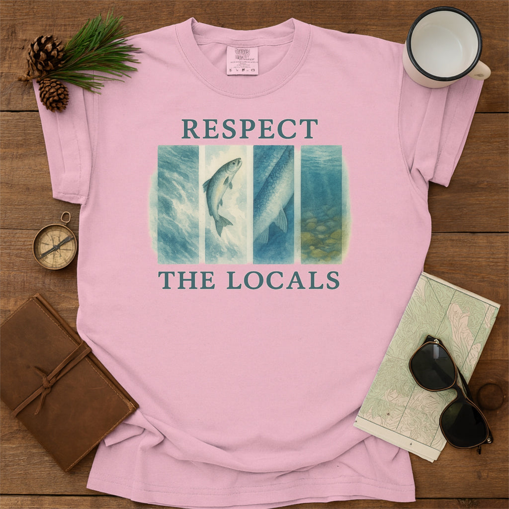 Respect The Locals Atlantic Salmon Scotland Comfort Colors Shirt