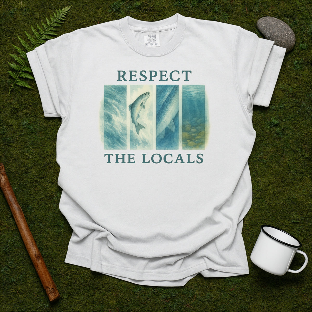 Respect The Locals Atlantic Salmon Scotland Comfort Colors Shirt