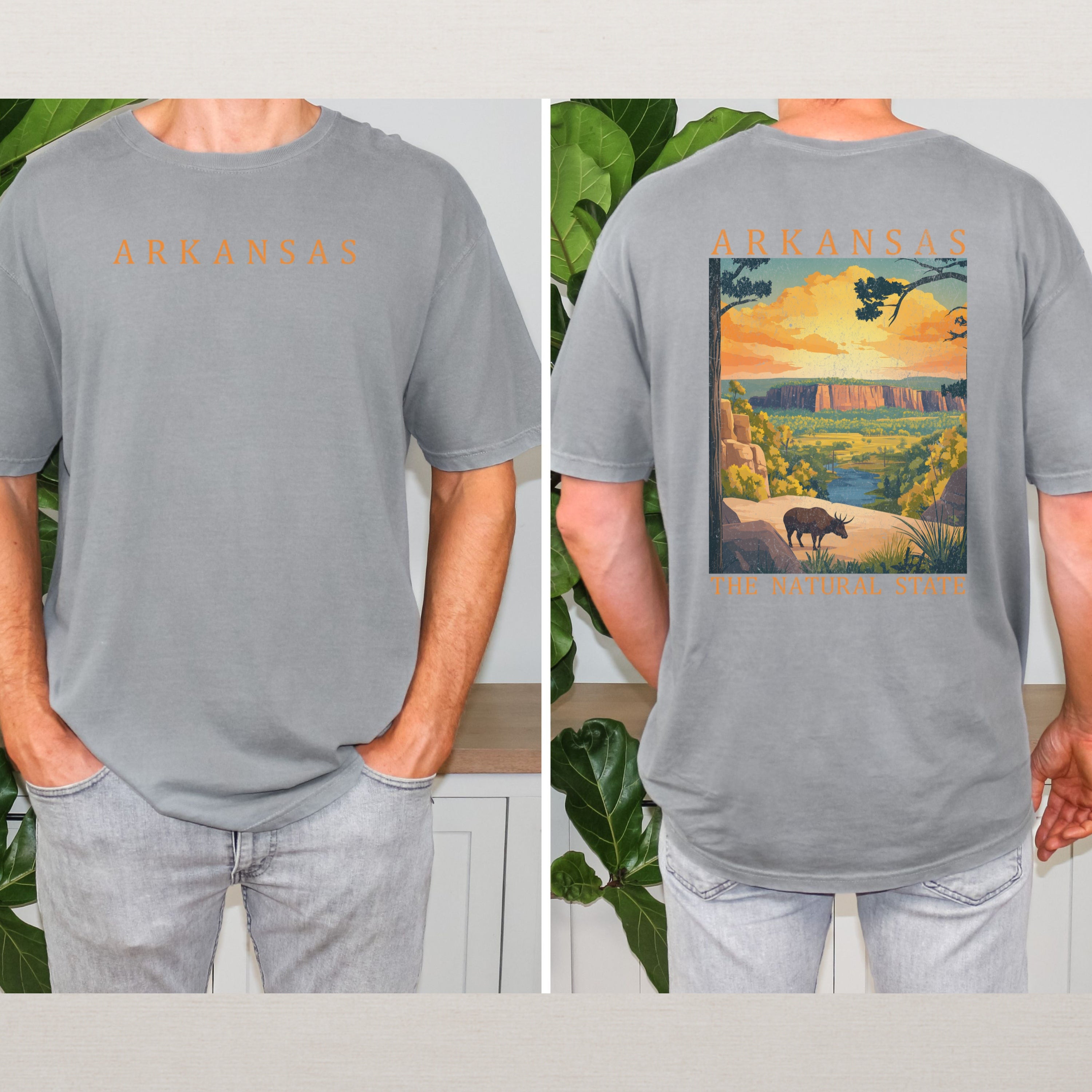Arkansas Scenic Poster Comfort Colors Shirt