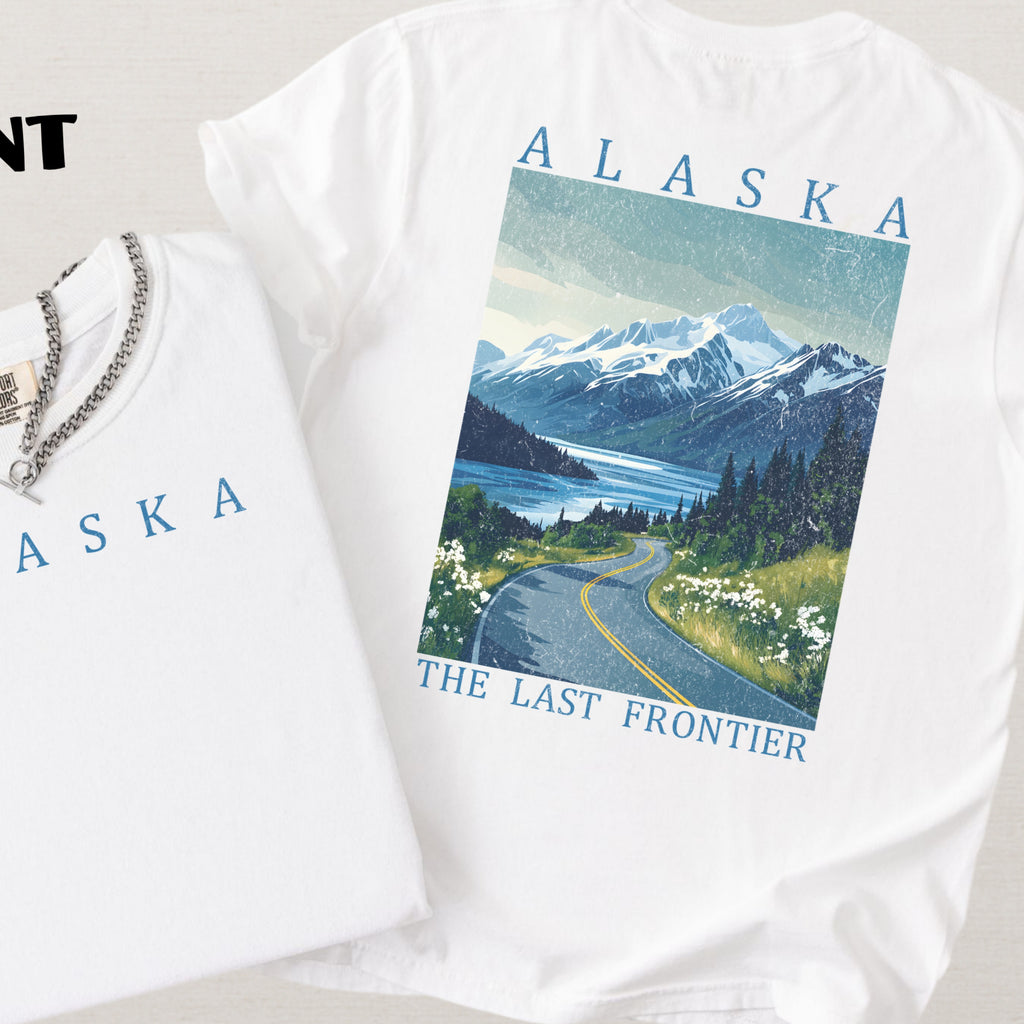 Alaska Scenic Poster Comfort Colors Shirt