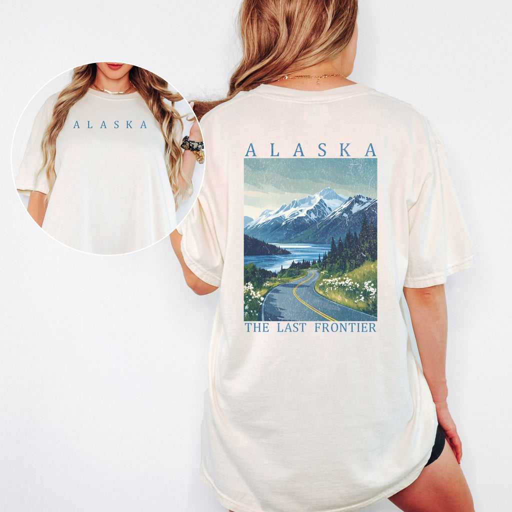 Alaska Scenic Poster Comfort Colors Shirt
