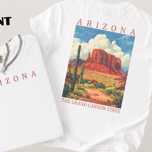 Arizona Scenic Poster Comfort Colors Shirt
