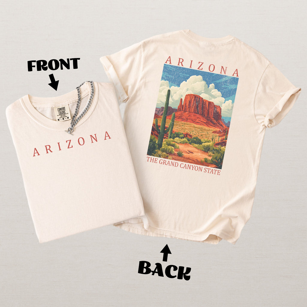 Arizona Scenic Poster Comfort Colors Shirt