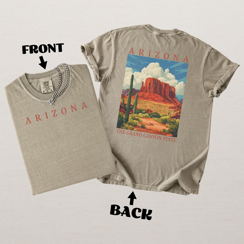 Arizona Scenic Poster Comfort Colors Shirt