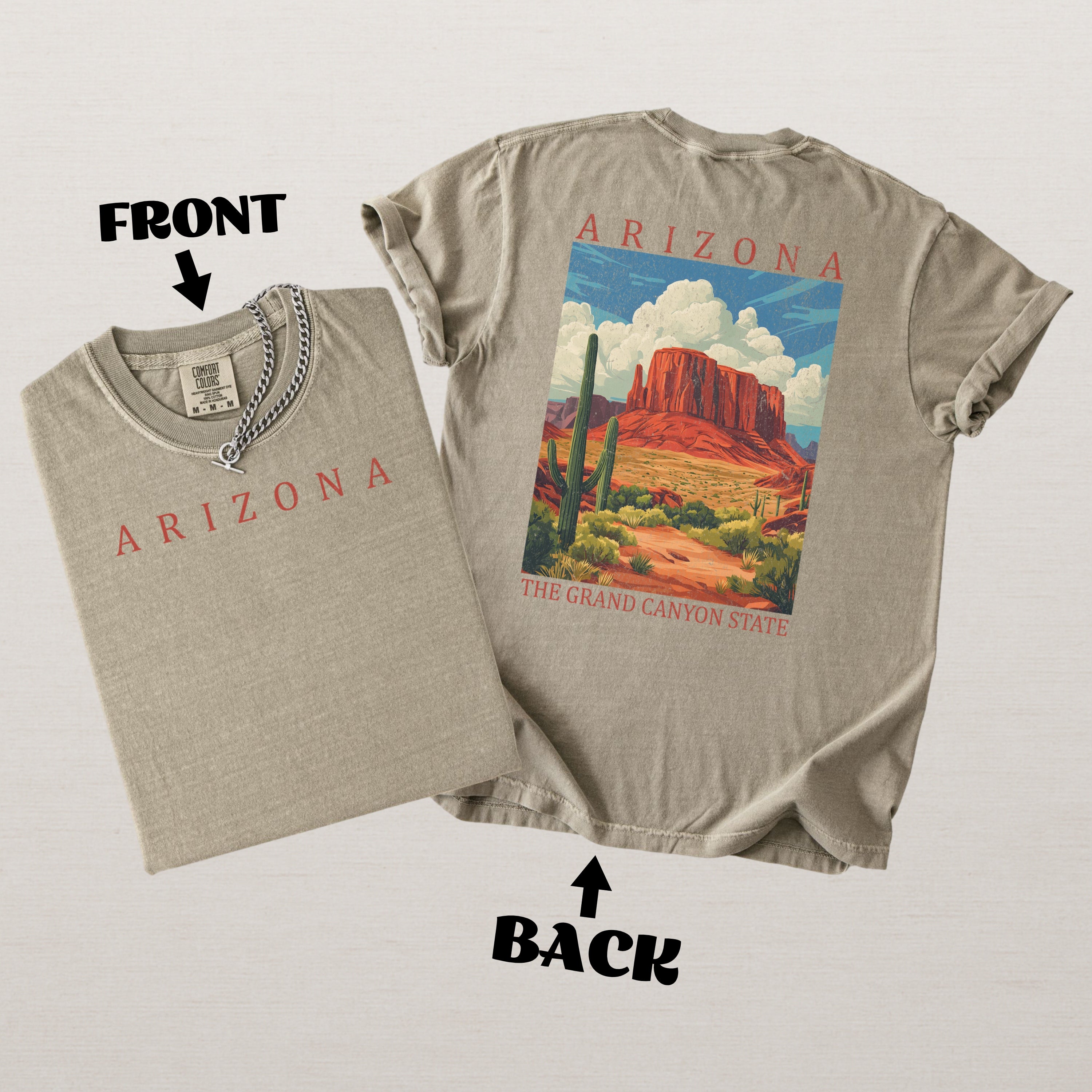 Arizona Scenic Poster Comfort Colors Shirt