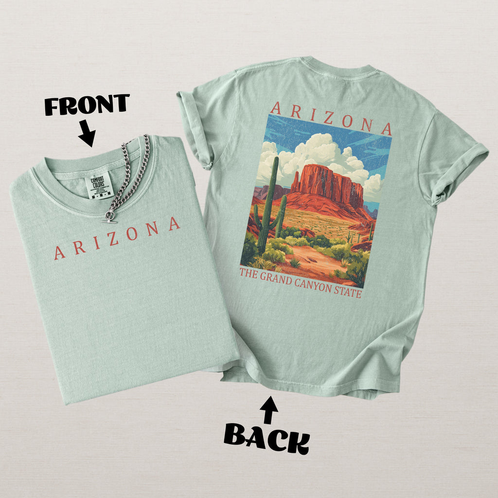 Arizona Scenic Poster Comfort Colors Shirt