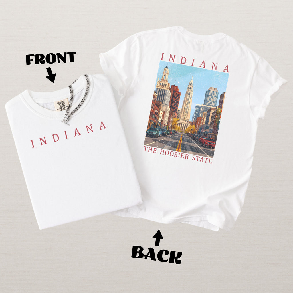 Indiana Scenic Poster Comfort Colors Shirt