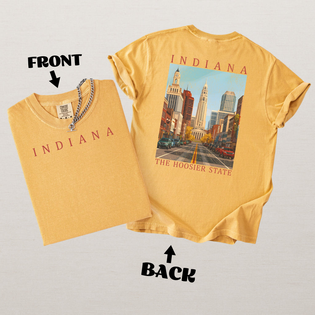 Indiana Scenic Poster Comfort Colors Shirt