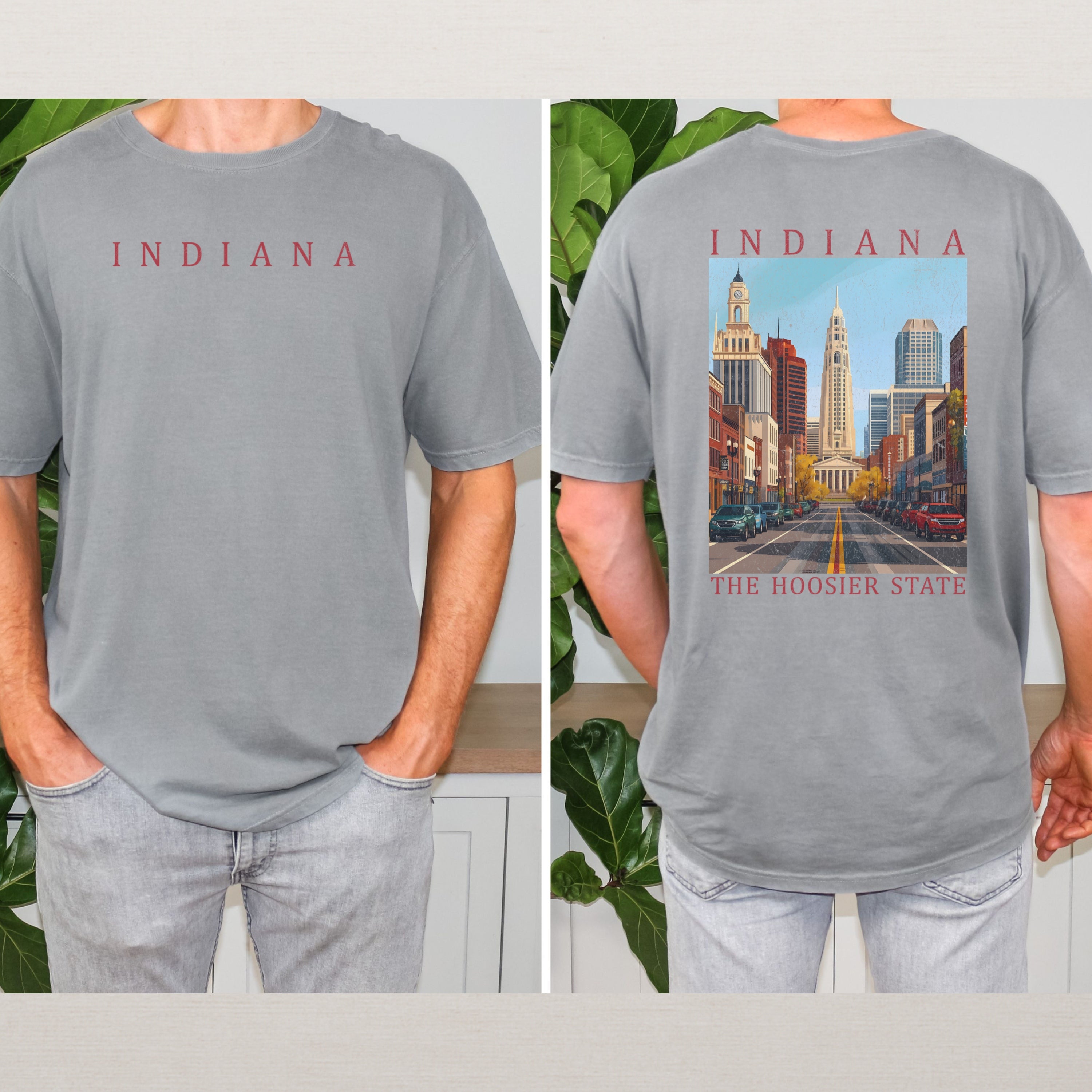 Indiana Scenic Poster Comfort Colors Shirt