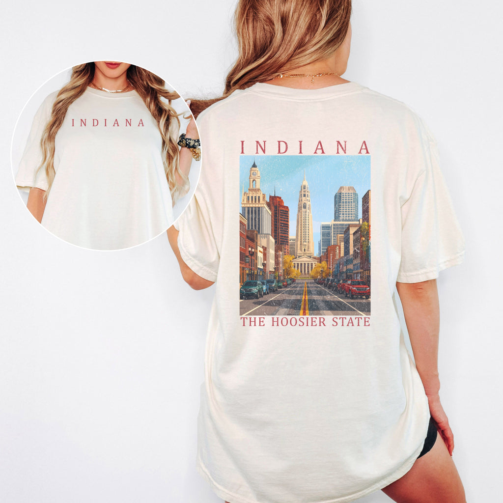 Indiana Scenic Poster Comfort Colors Shirt