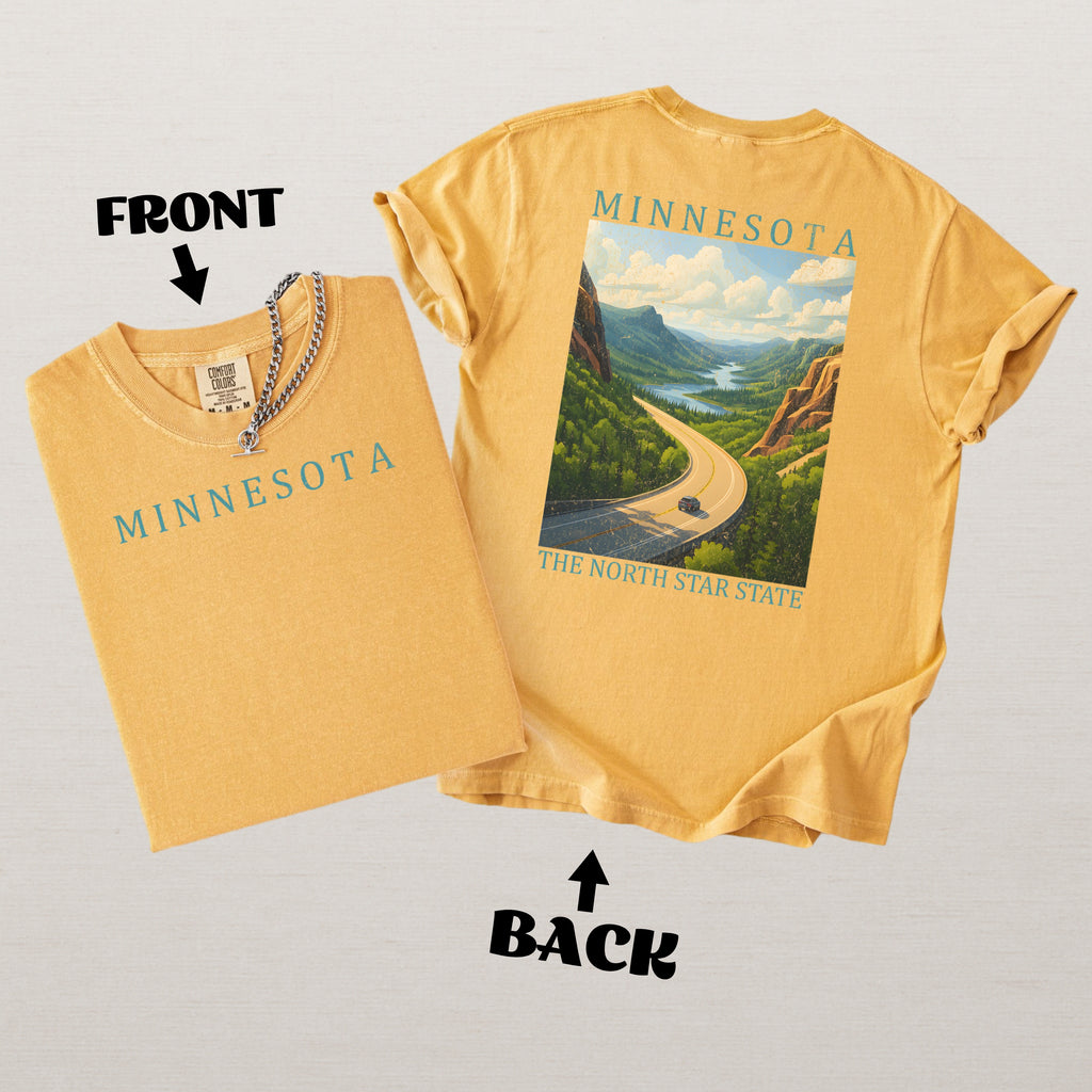 Minnesota Scenic Poster Comfort Colors Shirt