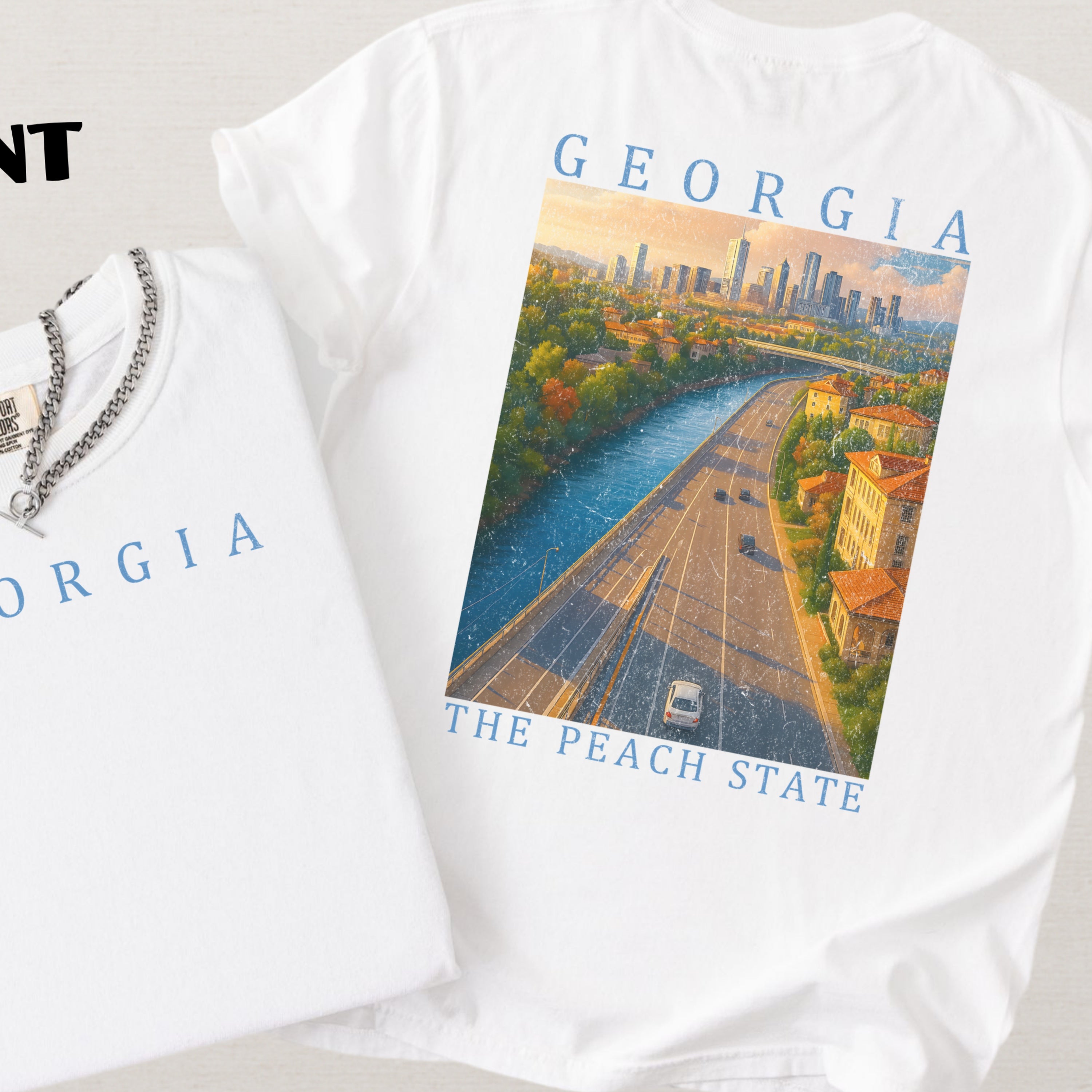 Georgia Scenic Poster Comfort Colors Shirt