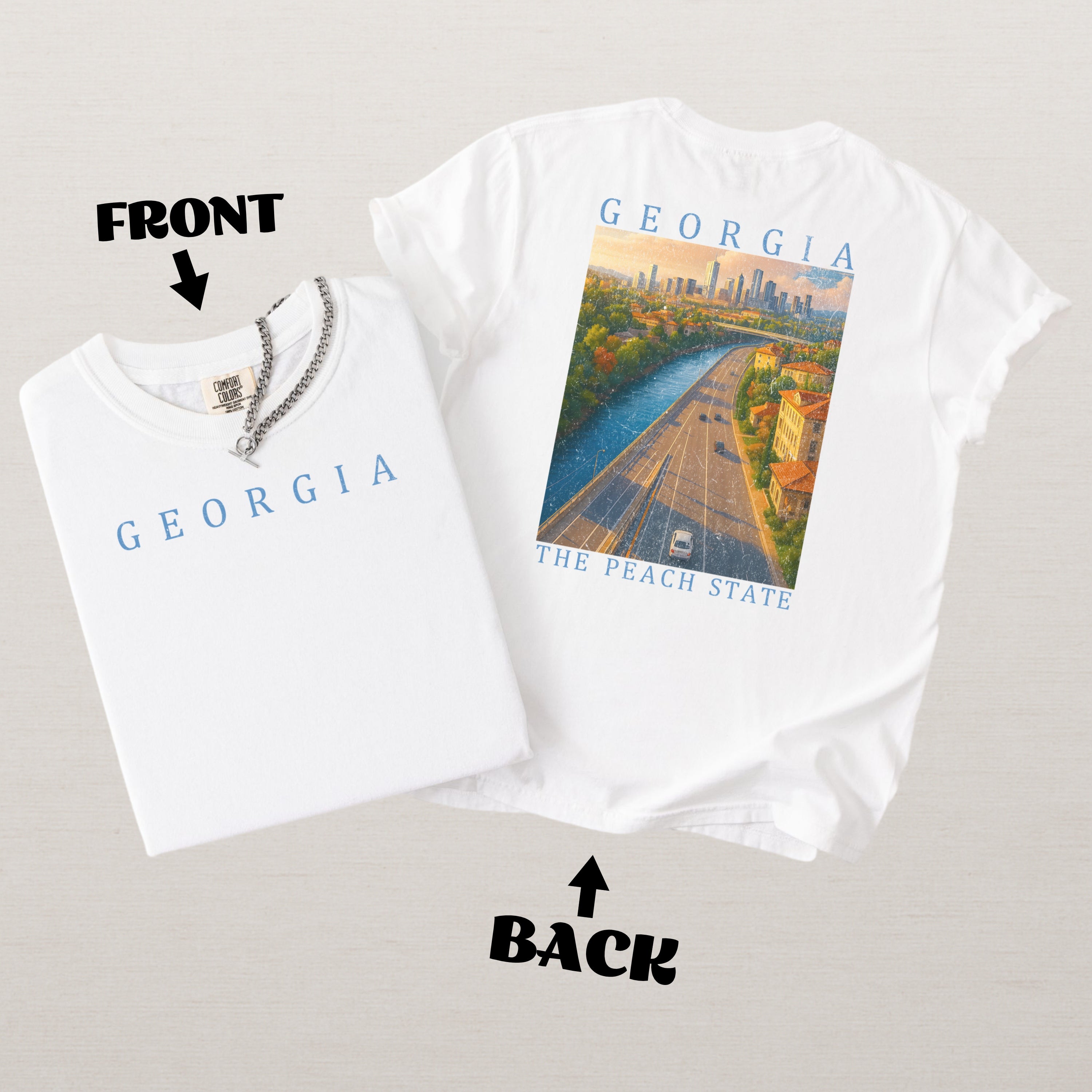 Georgia Scenic Poster Comfort Colors Shirt