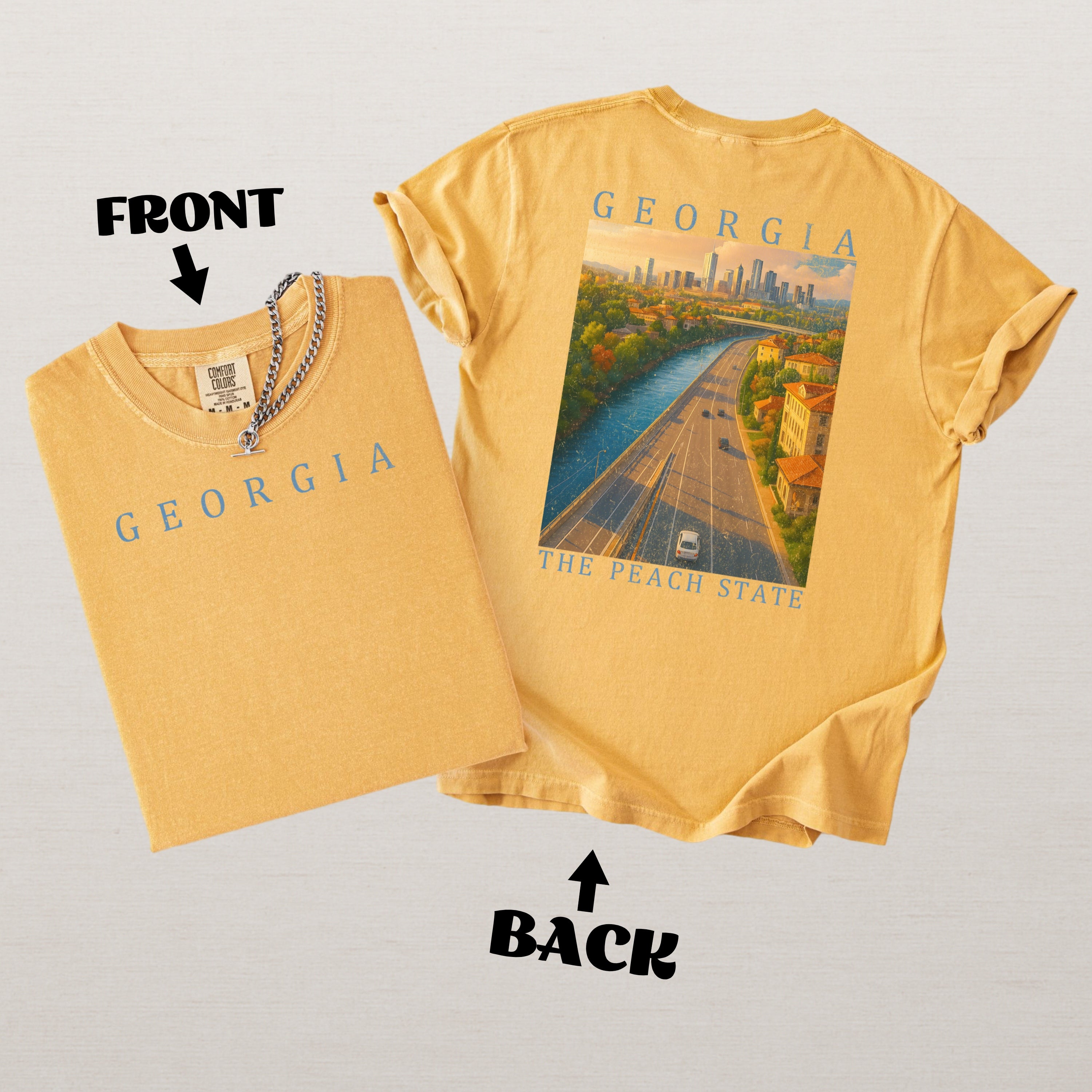 Georgia Scenic Poster Comfort Colors Shirt