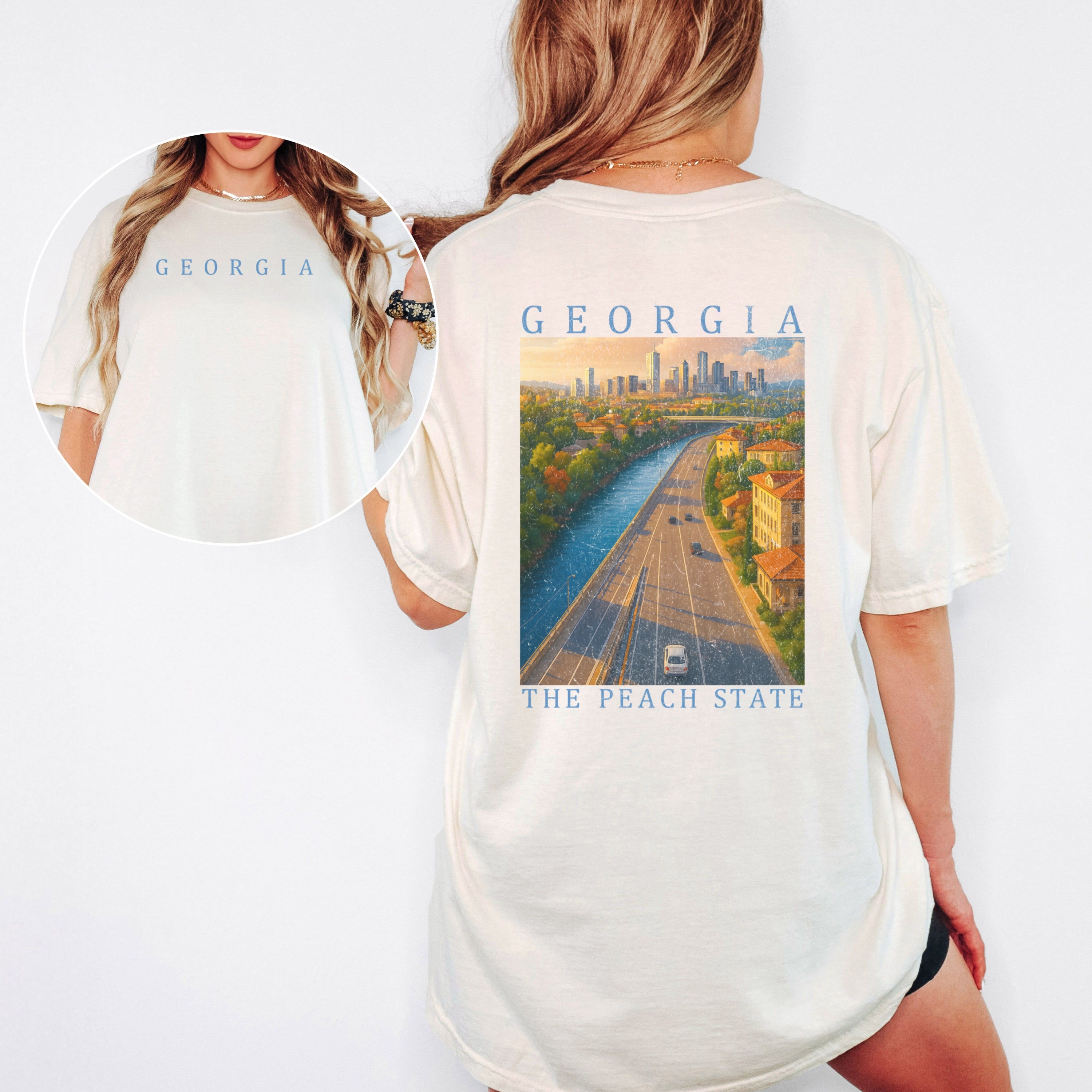 Georgia Scenic Poster Comfort Colors Shirt