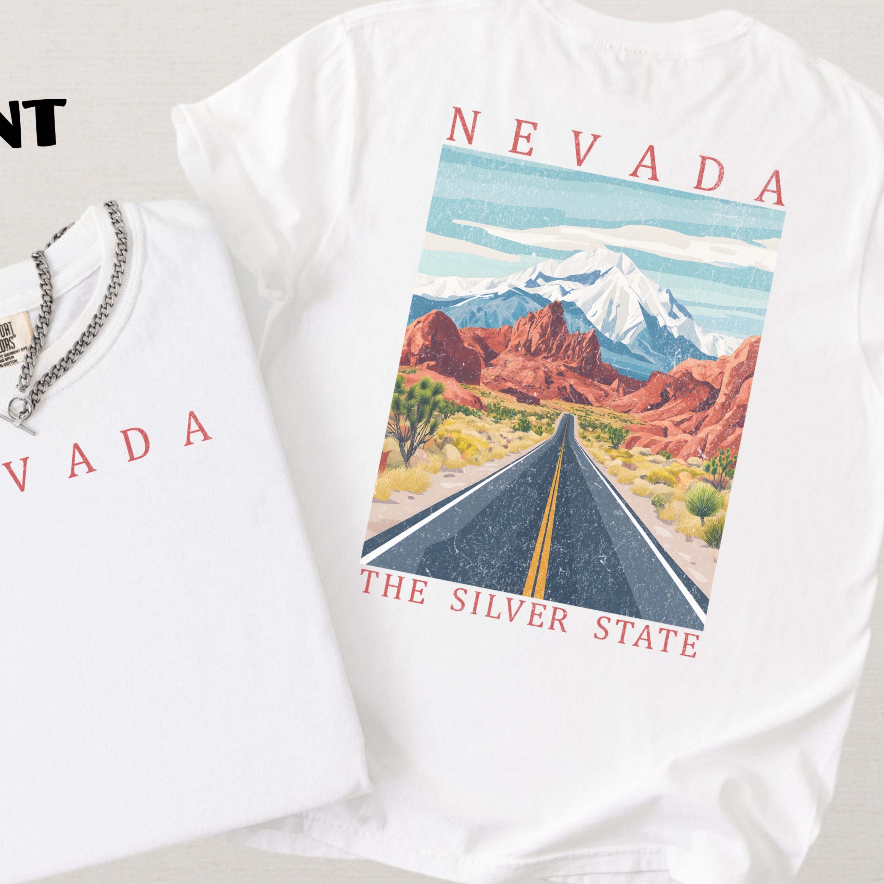 Nevada Scenic Poster Comfort Colors Shirt