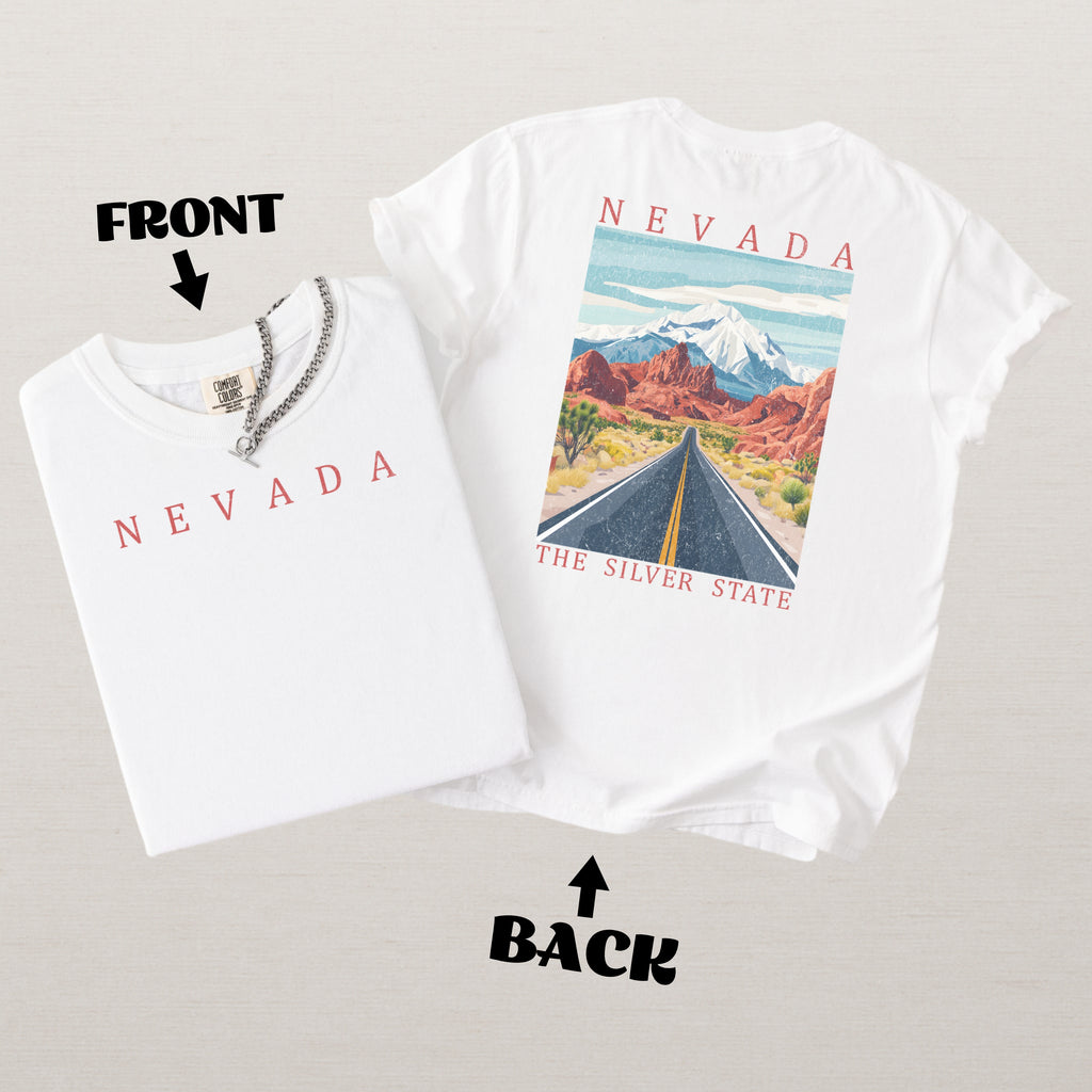 Nevada Scenic Poster Comfort Colors Shirt