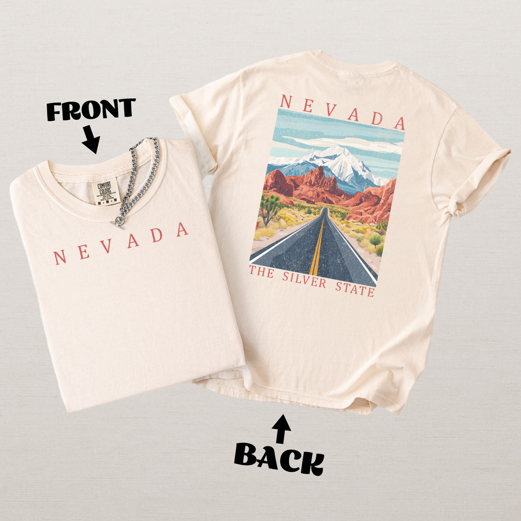 Nevada Scenic Poster Comfort Colors Shirt