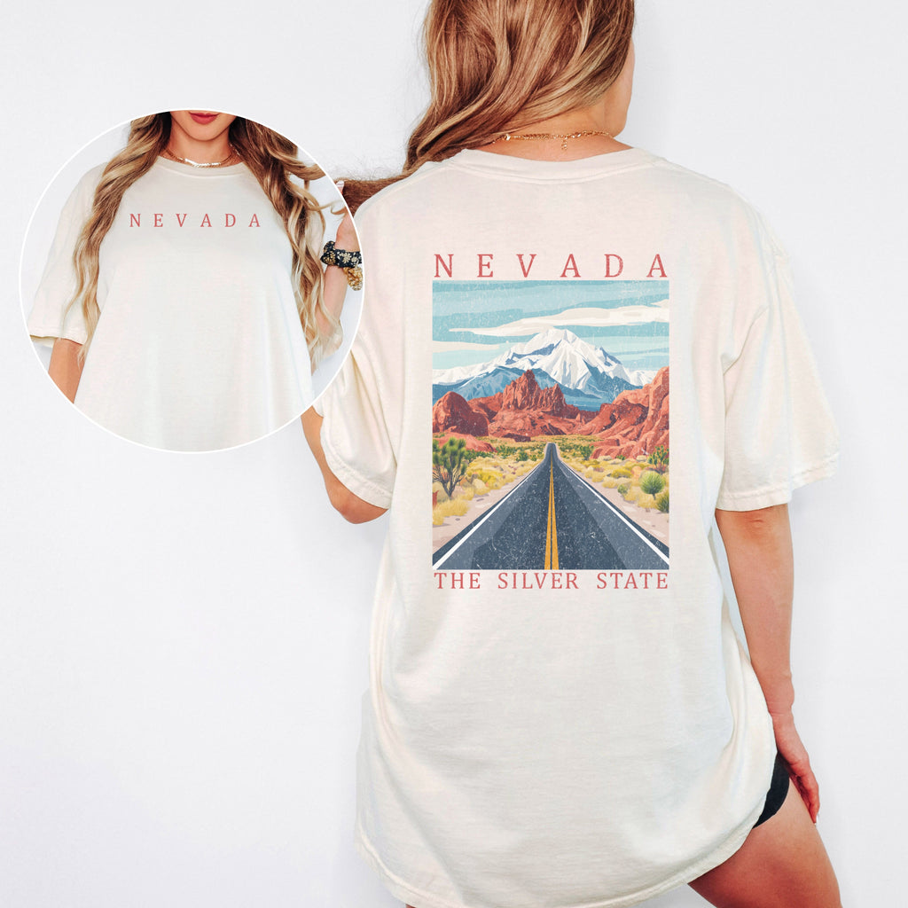 Nevada Scenic Poster Comfort Colors Shirt