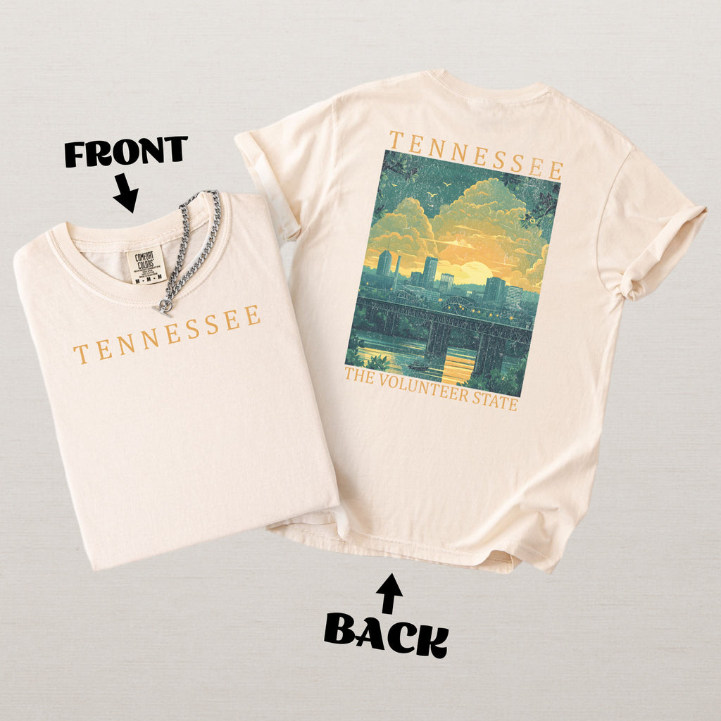 Tennessee Scenic Poster Comfort Colors Shirt
